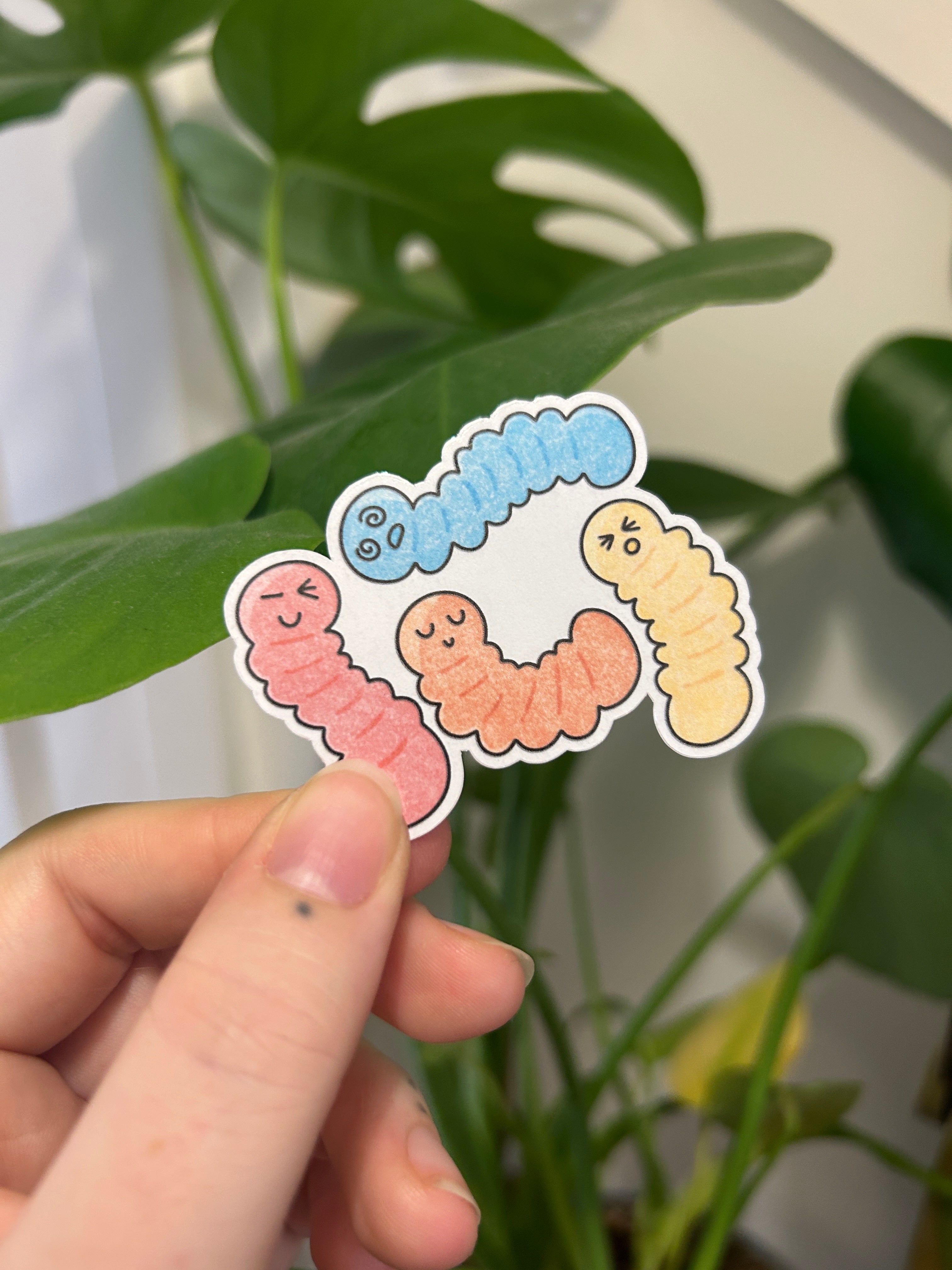 Gummy Worm Sticker
