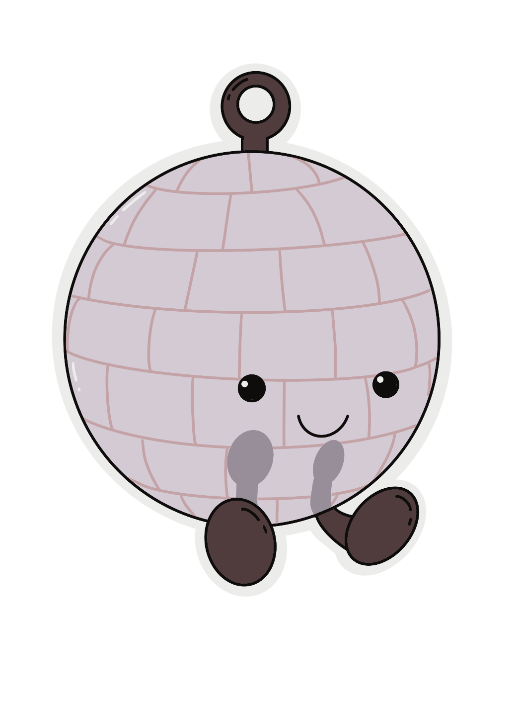 Disco Ball Plushie Sticker