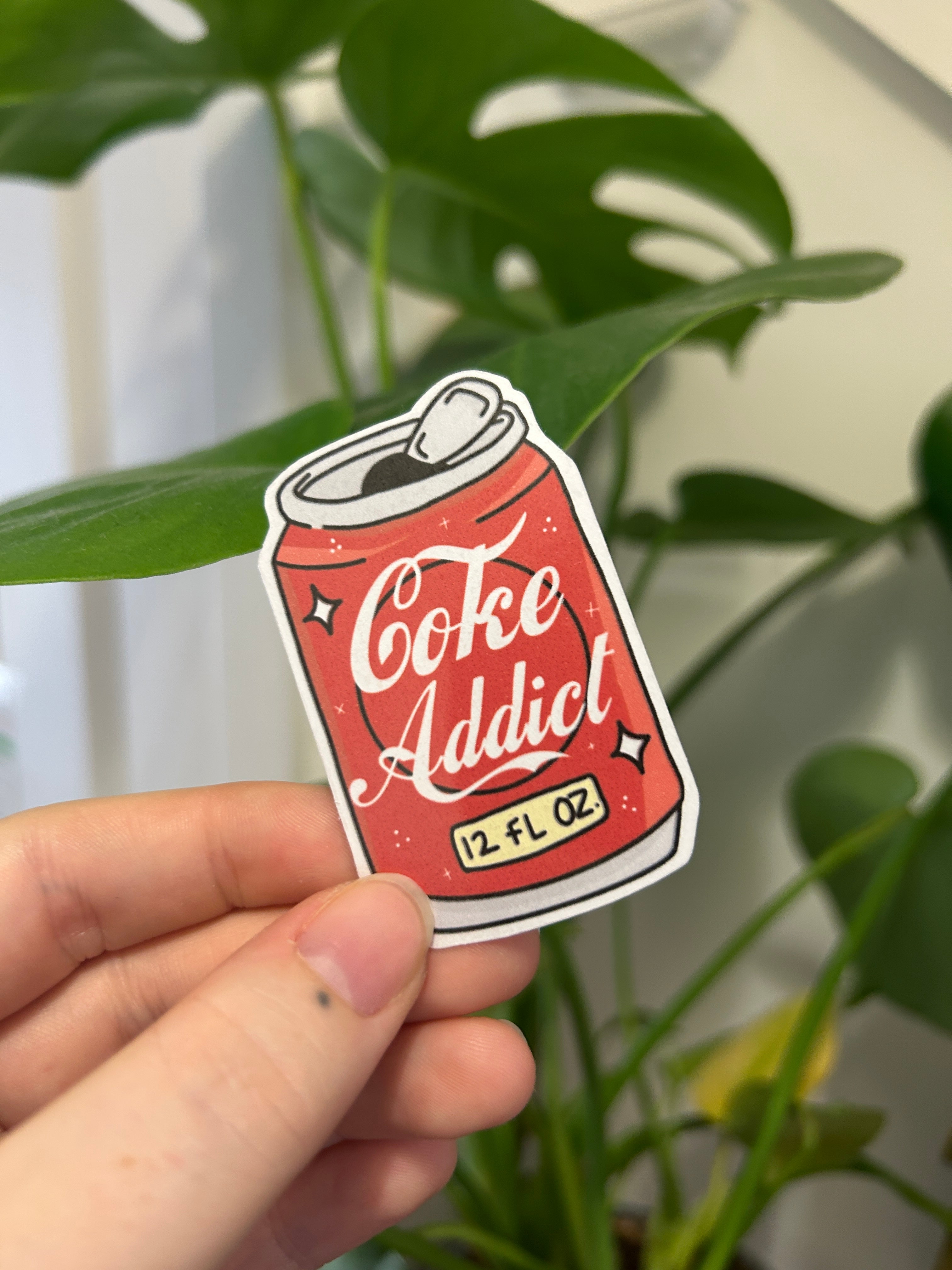Coke Addict Sticker