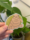Grumpy Turtle Sticker