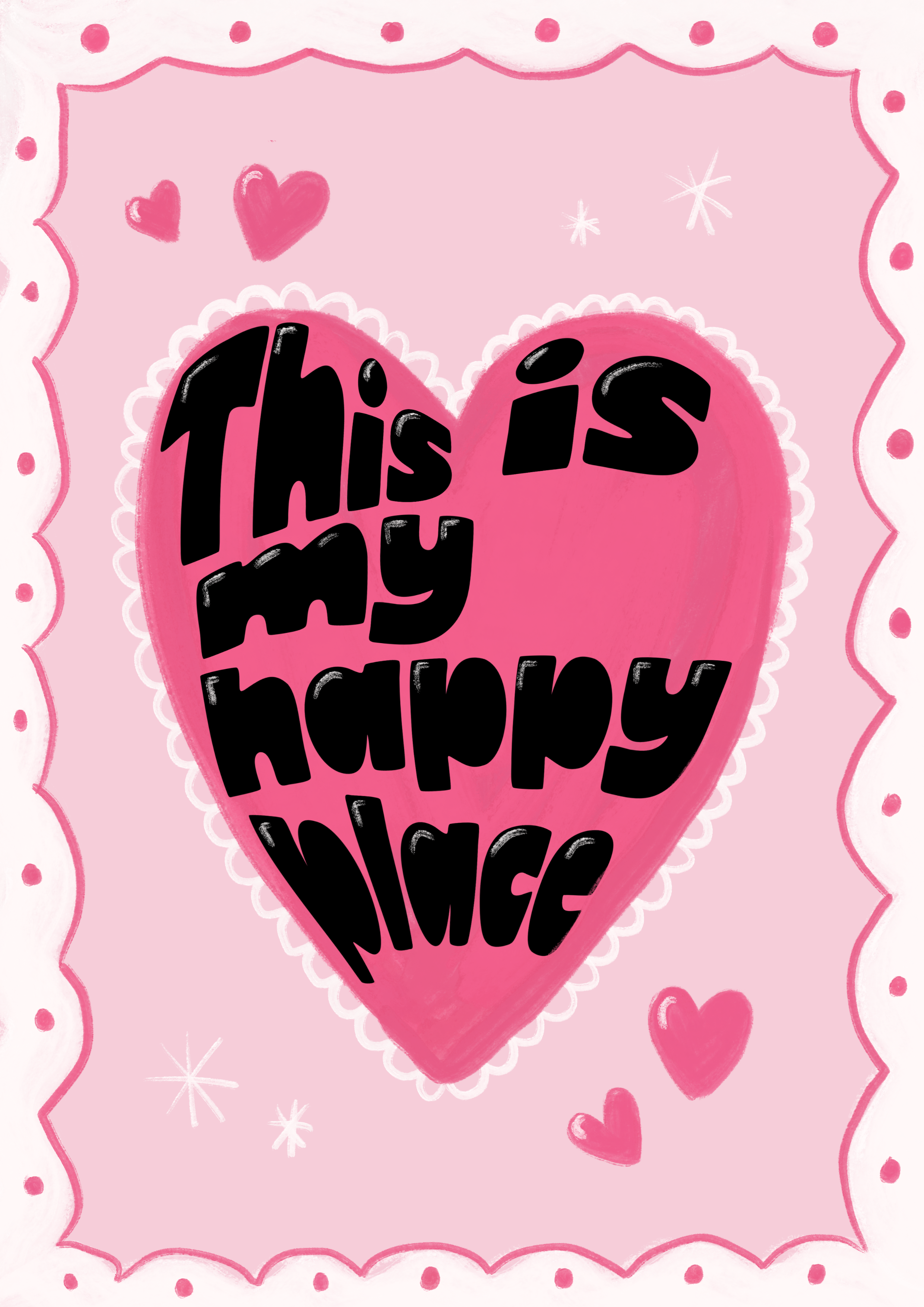 This Is My Happy Place Print