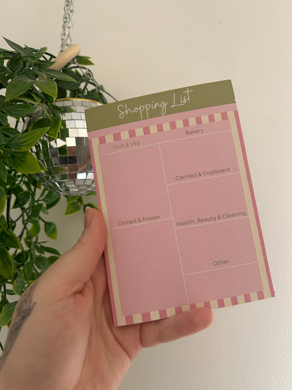 Shopping List Notepad