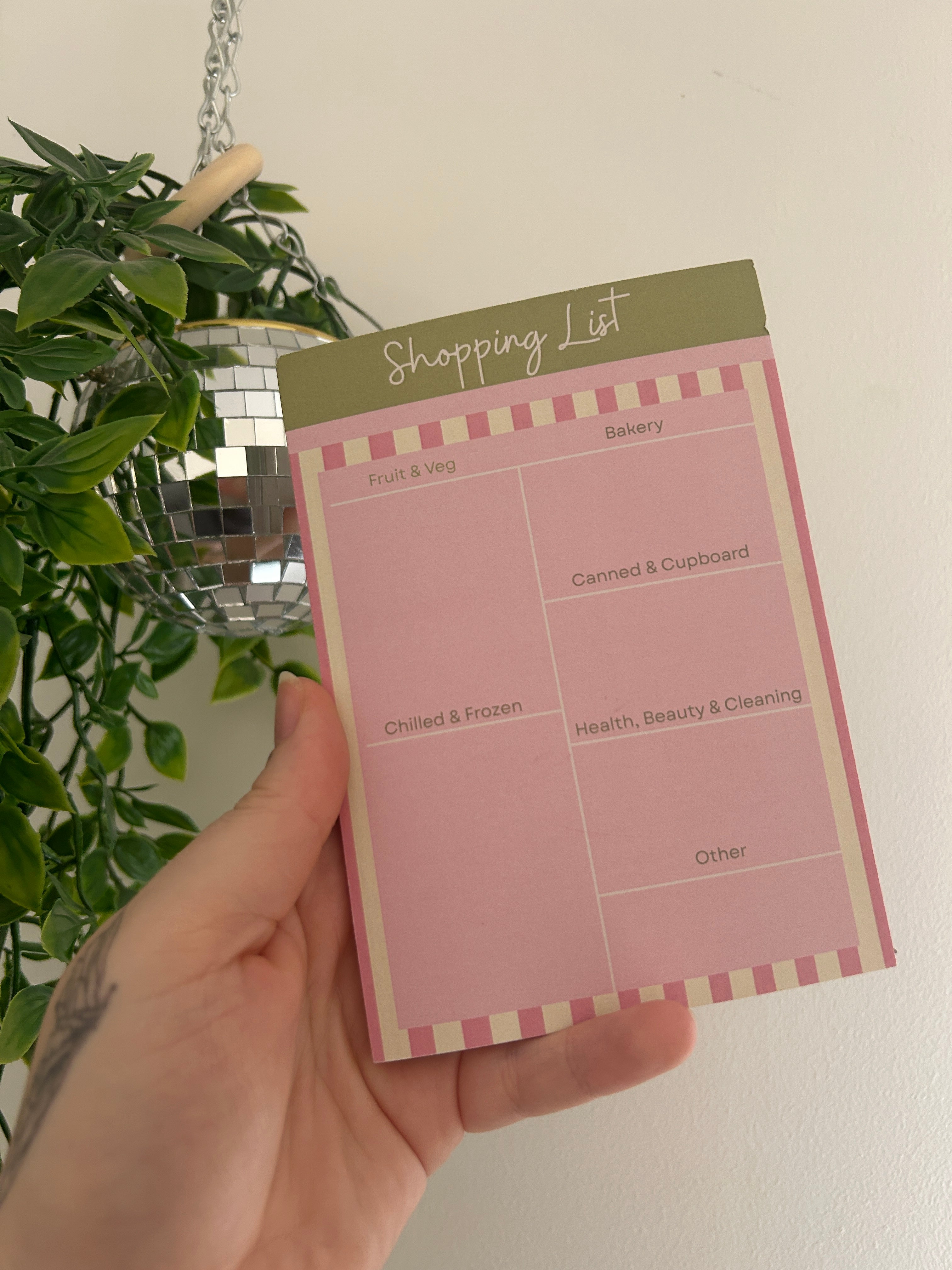 Shopping List Notepad