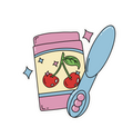 Cherry Baby Sticker