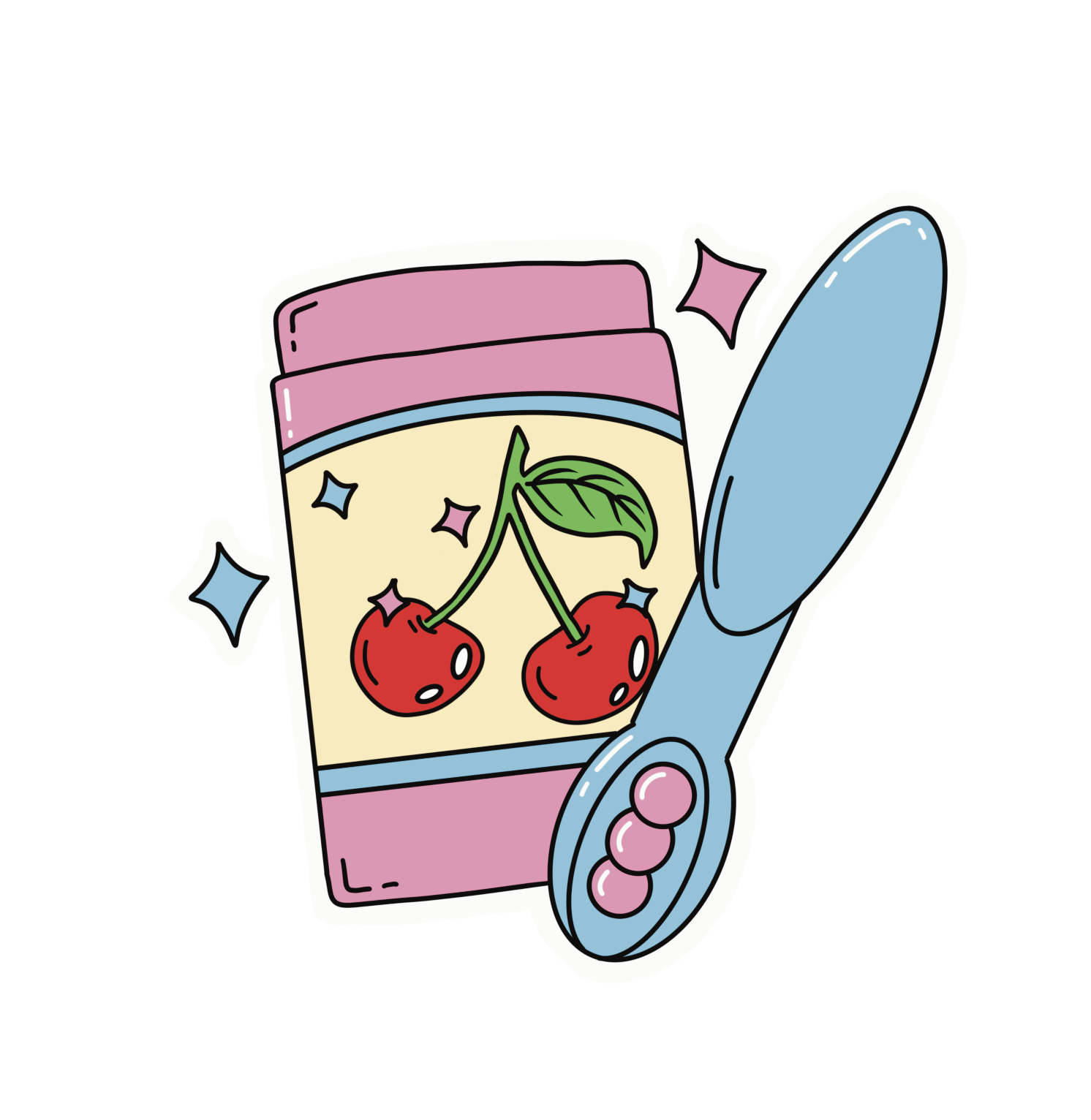 Cherry Baby Sticker
