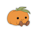 Tangerine Plushie Sticker