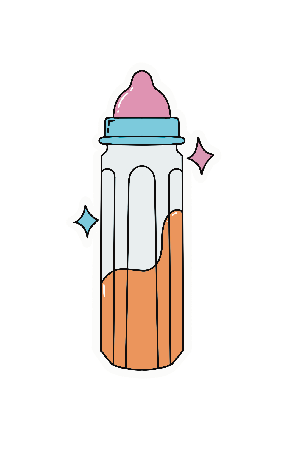 Baby Bottle Sticker