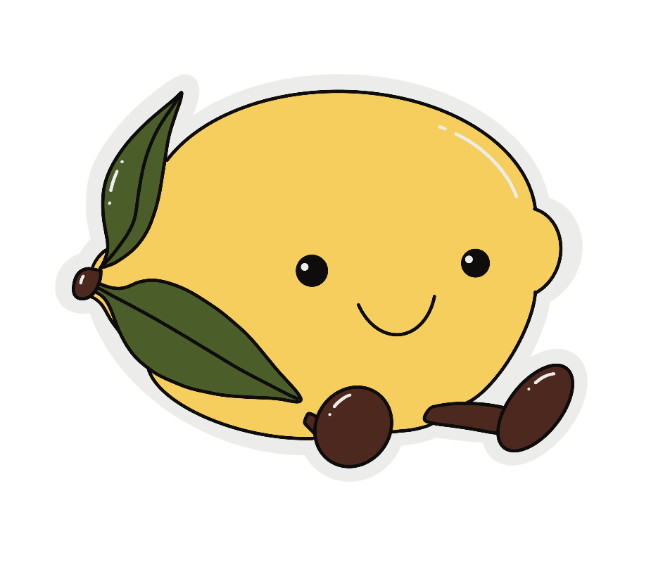 Lemon Plushie Sticker
